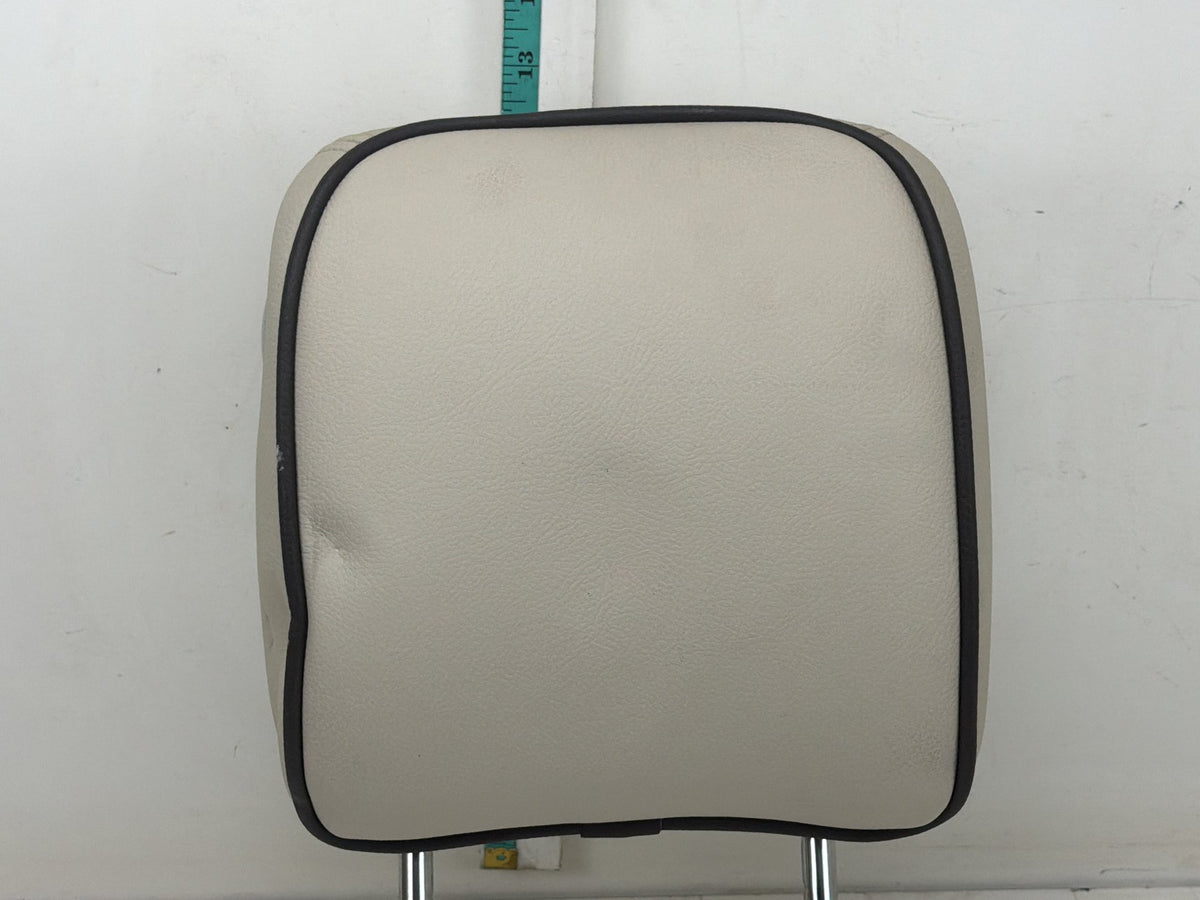 2010-2012 Land Rover Range Rover Rear Left Side Seat Headrest Beige Leather OEM