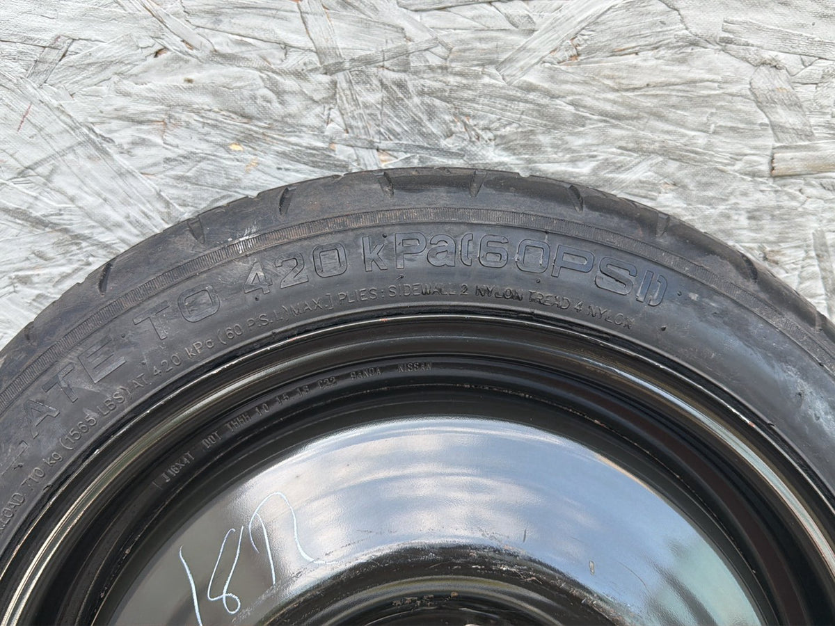 2016-2019 Nissan Sentra Emergency Spare Tire Wheel Rim Compact Donut OEM