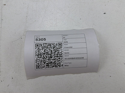 2013-2019 Chevrolet Sonic Roof Sunroof Glass OEM
