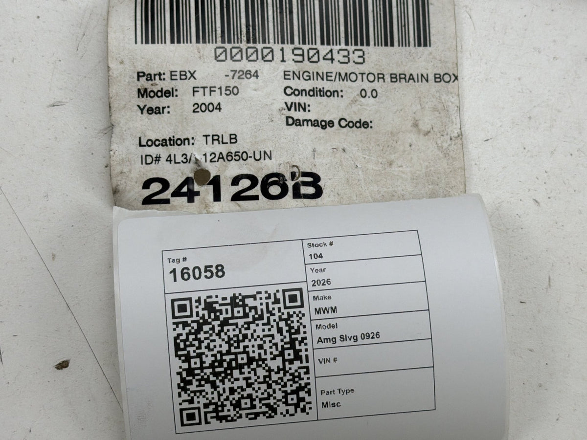 2004 Ford F-150 Powertrain Control Module PCM ECU 4L3A-12A650-UN OEM