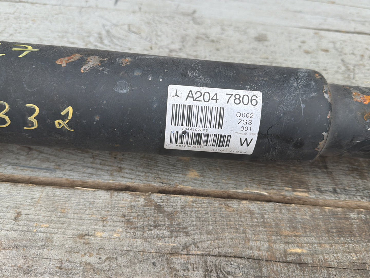 2010-2011 Mercedes-Benz E350 Coupe Rear Drive Shaft Propeller 2044107806 OEM
