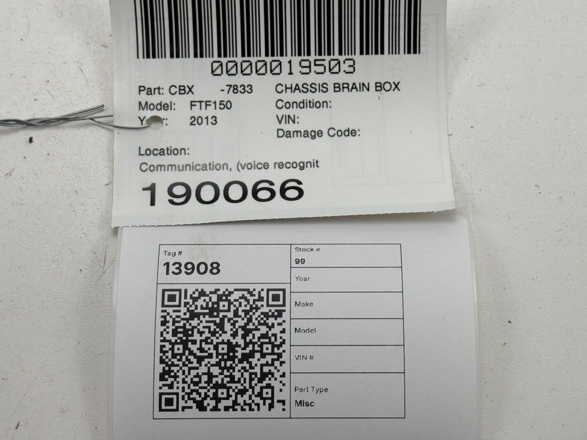 2013-2014 Ford F-150 Communication Voice Recognition Sync Module OEM