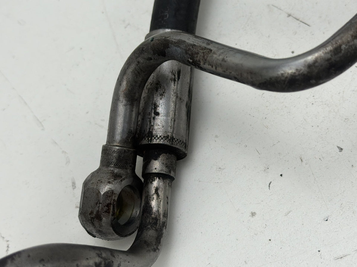 2011-2013 BMW X5 Power Steering Cooler Return Line Hose Pipe OEM
