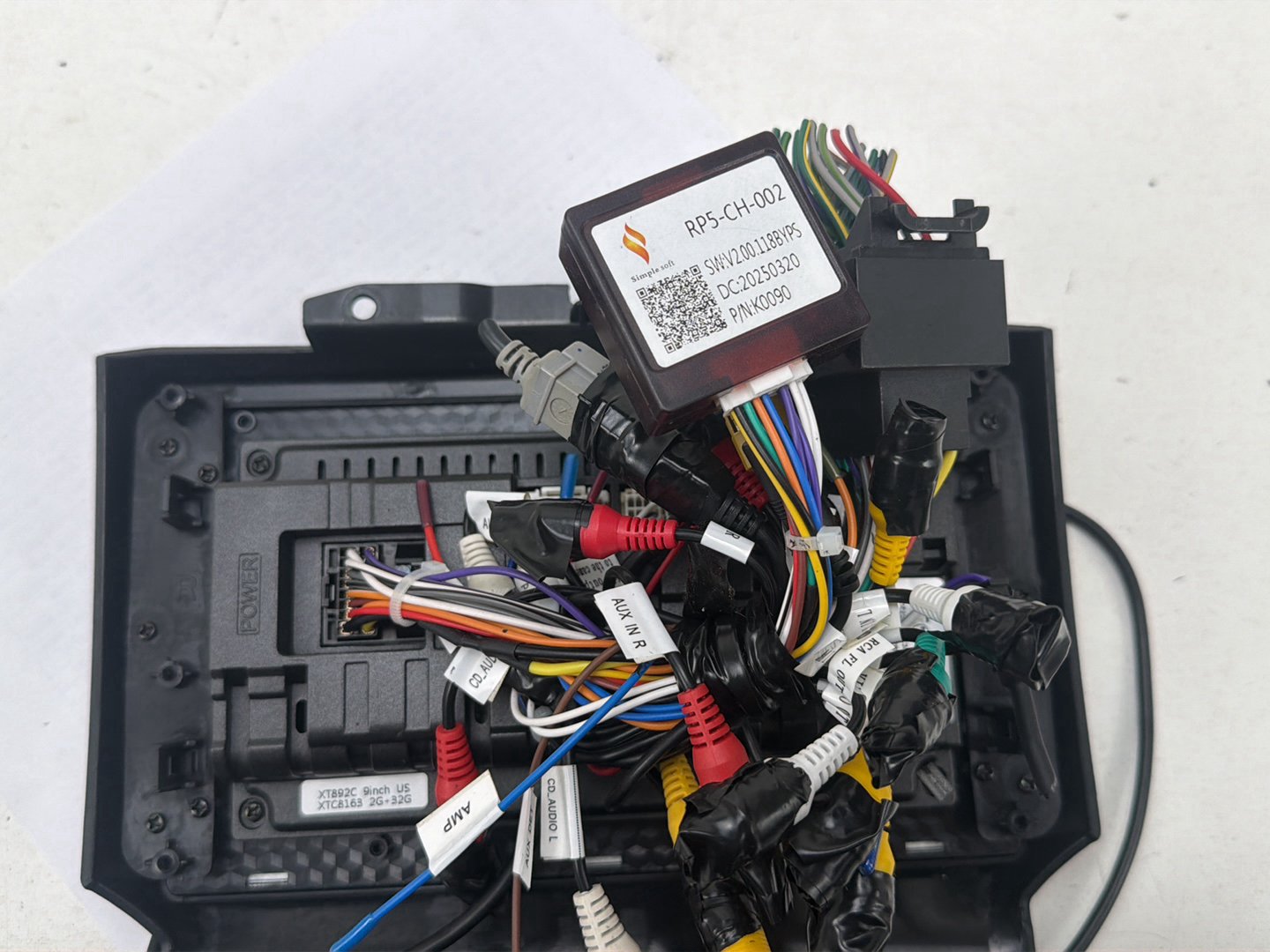 2013-2018 Ram 1500 Dash Bezel Trim With Android Screen Radio Climate Control OEM