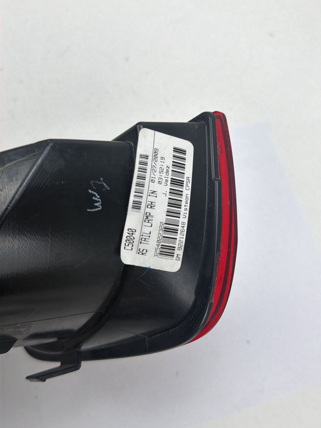 2010-2013 Chevrolet Camaro Rear Right Passenger Side Inner Tail Light OEM