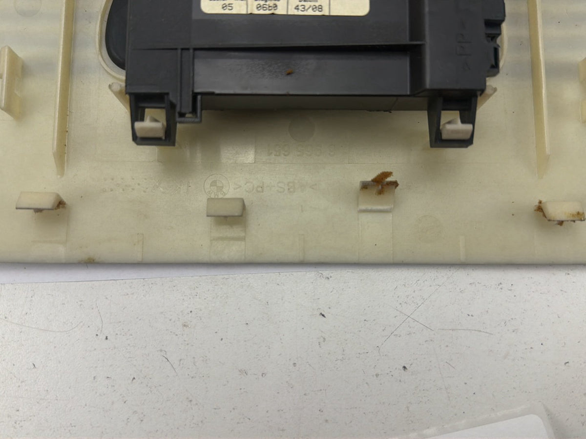 2008-2010 BMW 528i E60 Ultra Sonic Alarm Motion Sensor Module w/ Cover Trim OEM