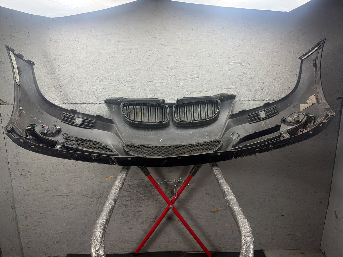 2009-2011 BMW 335i xDrive Front Bumper Cover Assembly W/Grilles Foglights OEM