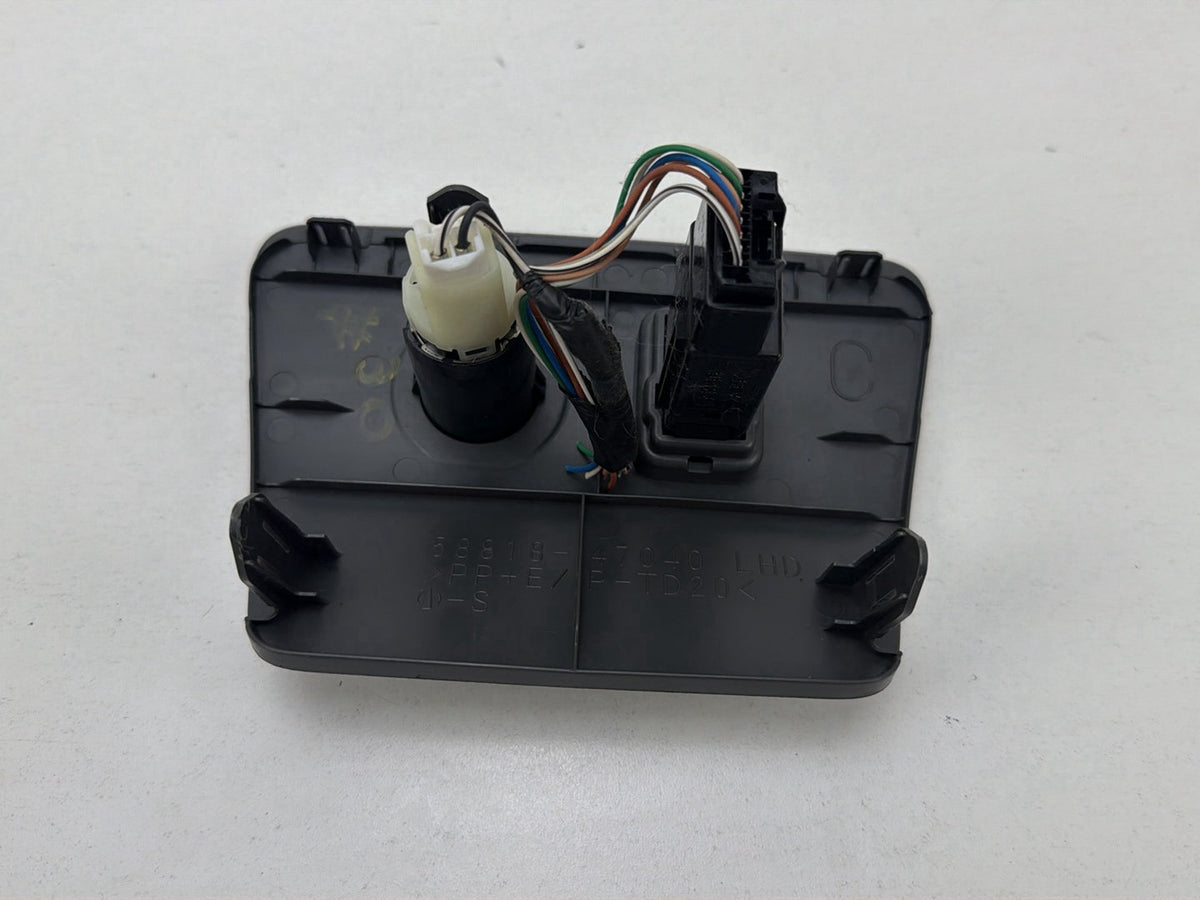 2010-2011 Toyota Prius Center Console Heated Seat Switch Trim Power Outlet OEM