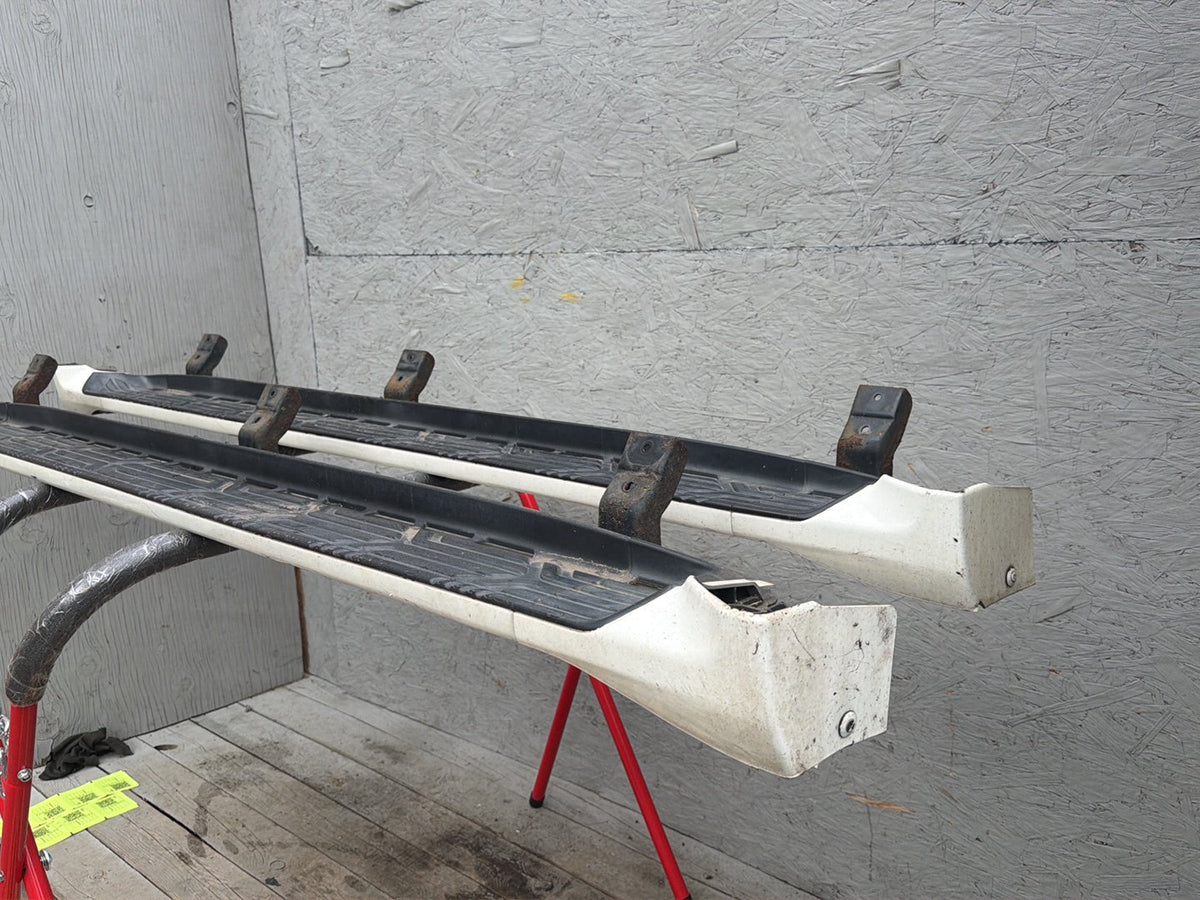 2011-2013 Infiniti QX56- Left/Right Side Skirt Running Board Step Plate Set OEM