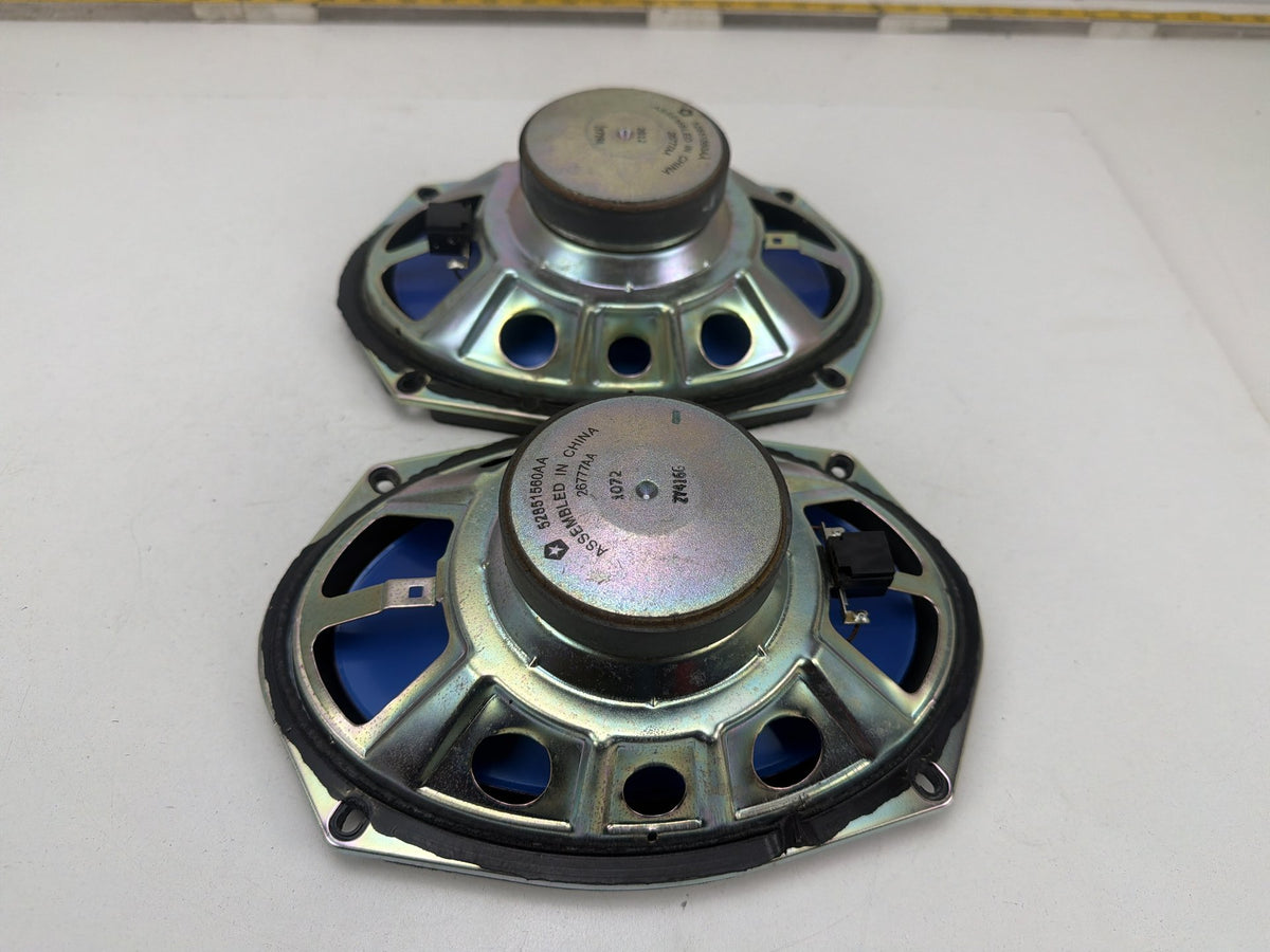 2011-2014 Dodge Charger Door Audio Speaker Pair Black 52851560AA OEM