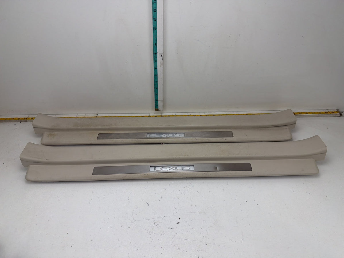 2006-2010 Lexus IS250 Left Right Interior Door Sill Scuff Plate Trim Panels OEM