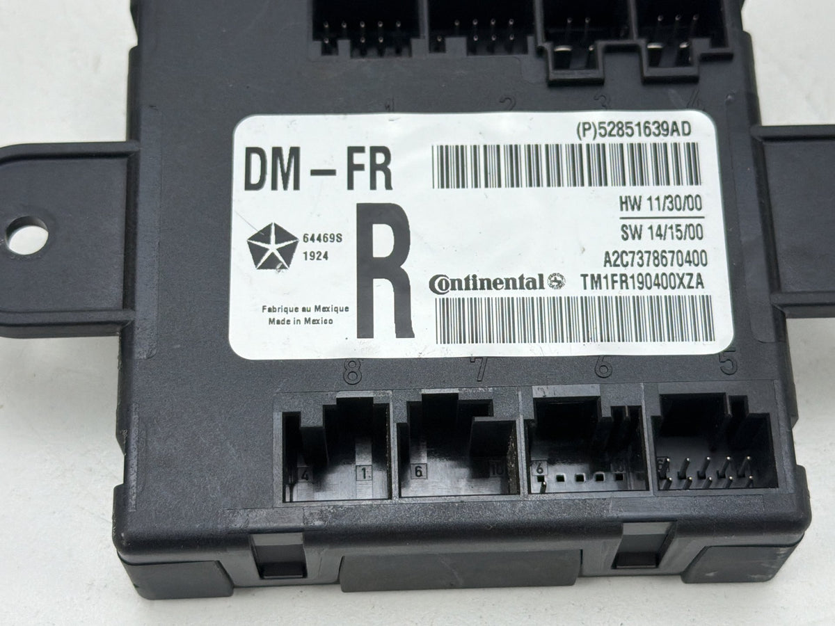2014-2017 Maserati Ghibli Front Right Passenger Side Door Control Module OEM