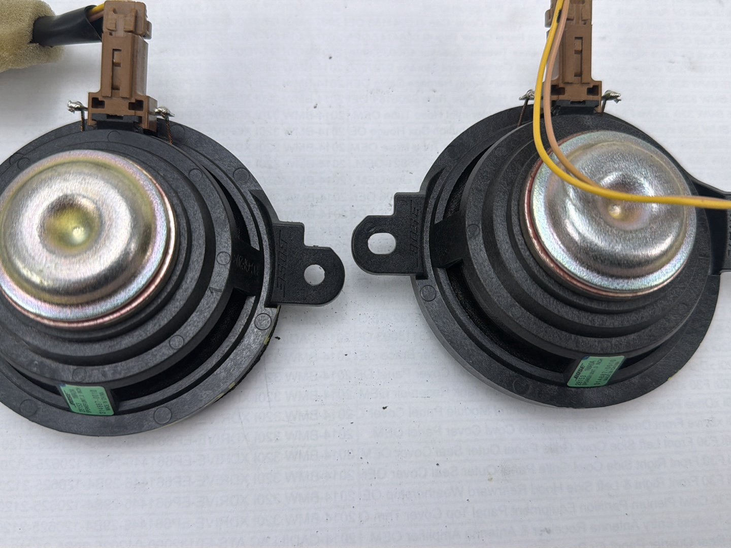 2014-2021 Infiniti Q50 Front Right/Left Bose Twiddle Speaker OEM