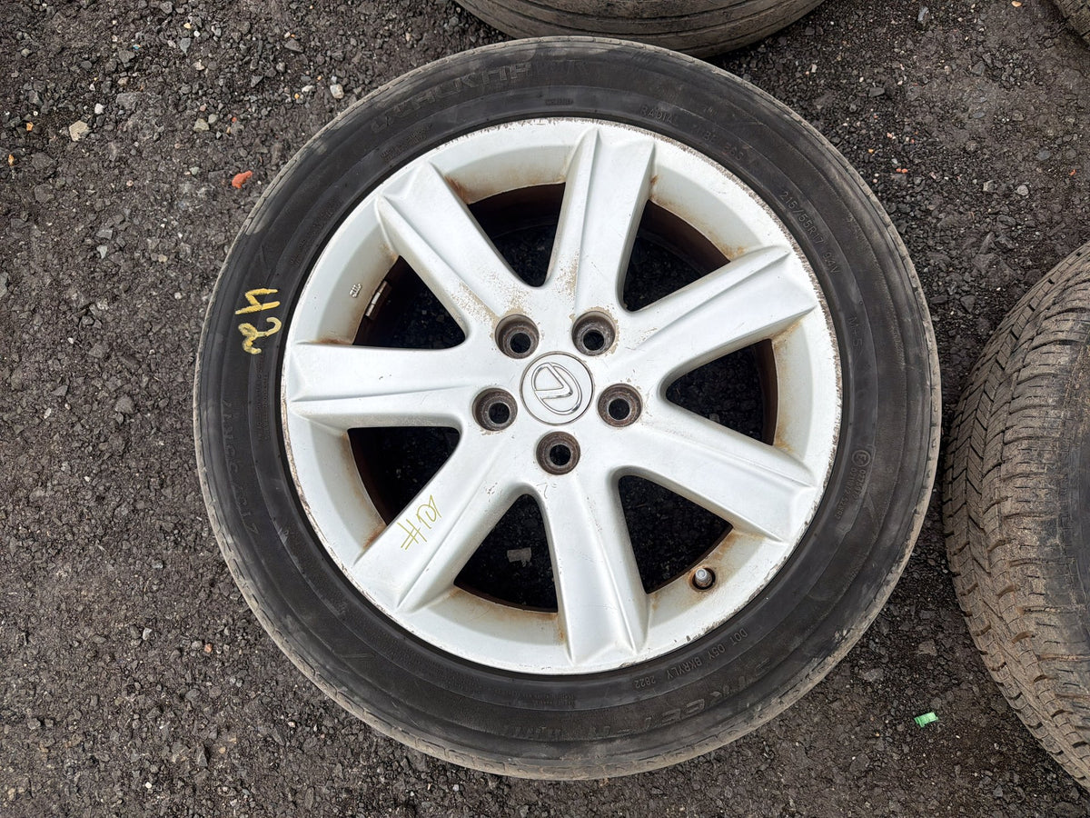 2007-2011 Lexus ES350 Silver Alloy Tire Wheel Rim Set of 4 215/55R17 94V OEM