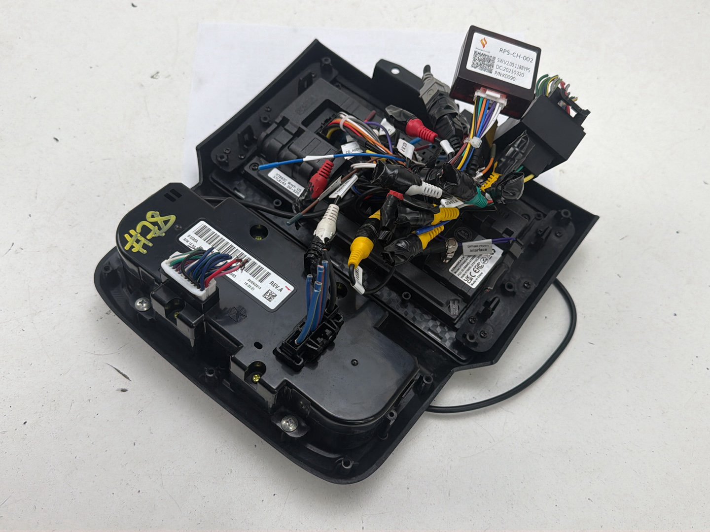 2013-2018 Ram 1500 Dash Bezel Trim With Android Screen Radio Climate Control OEM
