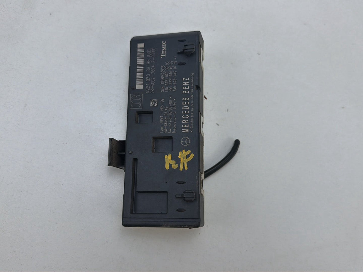 2007-2013 Mercedes-Benz S-Class W221 Trunk Release Remote Control Module OEM