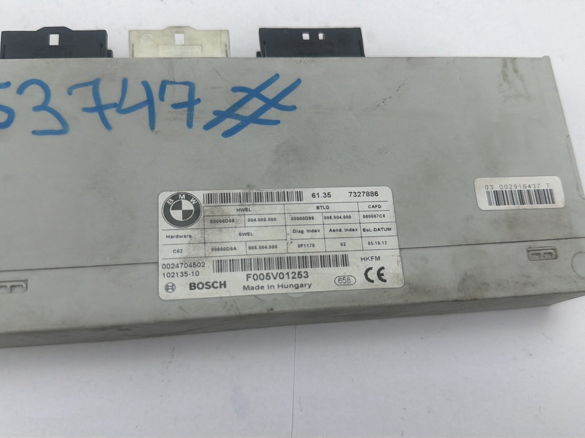 2011-2016 BMW 528i Trunk Lid Lift Opening Control Module 7327886 OEM