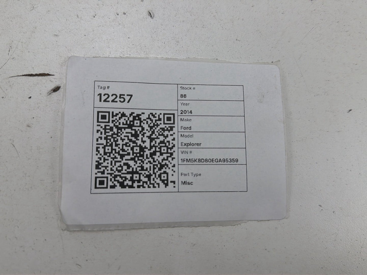 2011-2015 Ford Explorer Temperature Climate Control Module EB5T-18C612-BC OEM