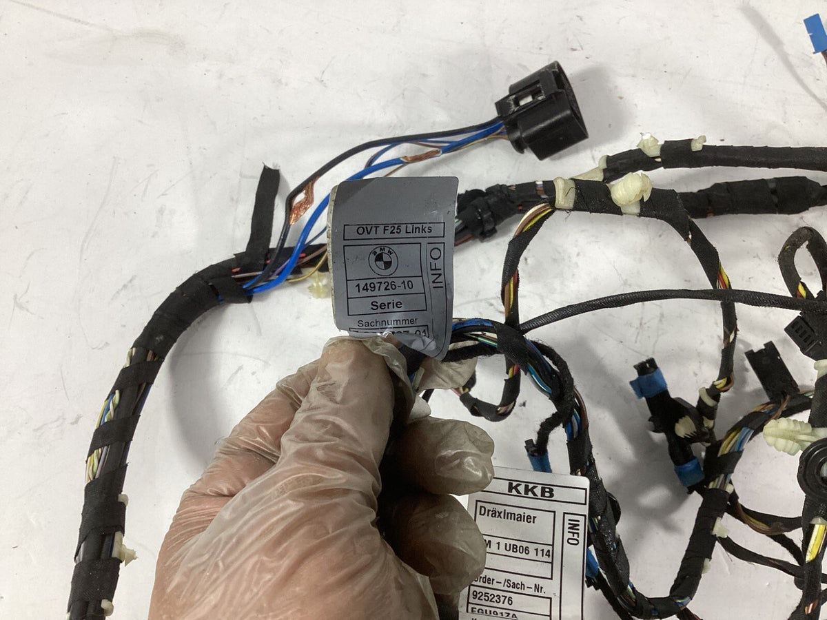 2011-2017 BMW X3 F25 Front Left Driver Side Door Wiring Harness 9243646 OEM.