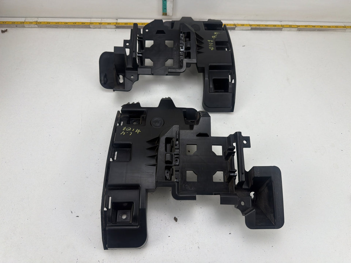 2014-2018 Volvo S60 Rear Bumper Side Mount Support Guide Bracket Pair OEM