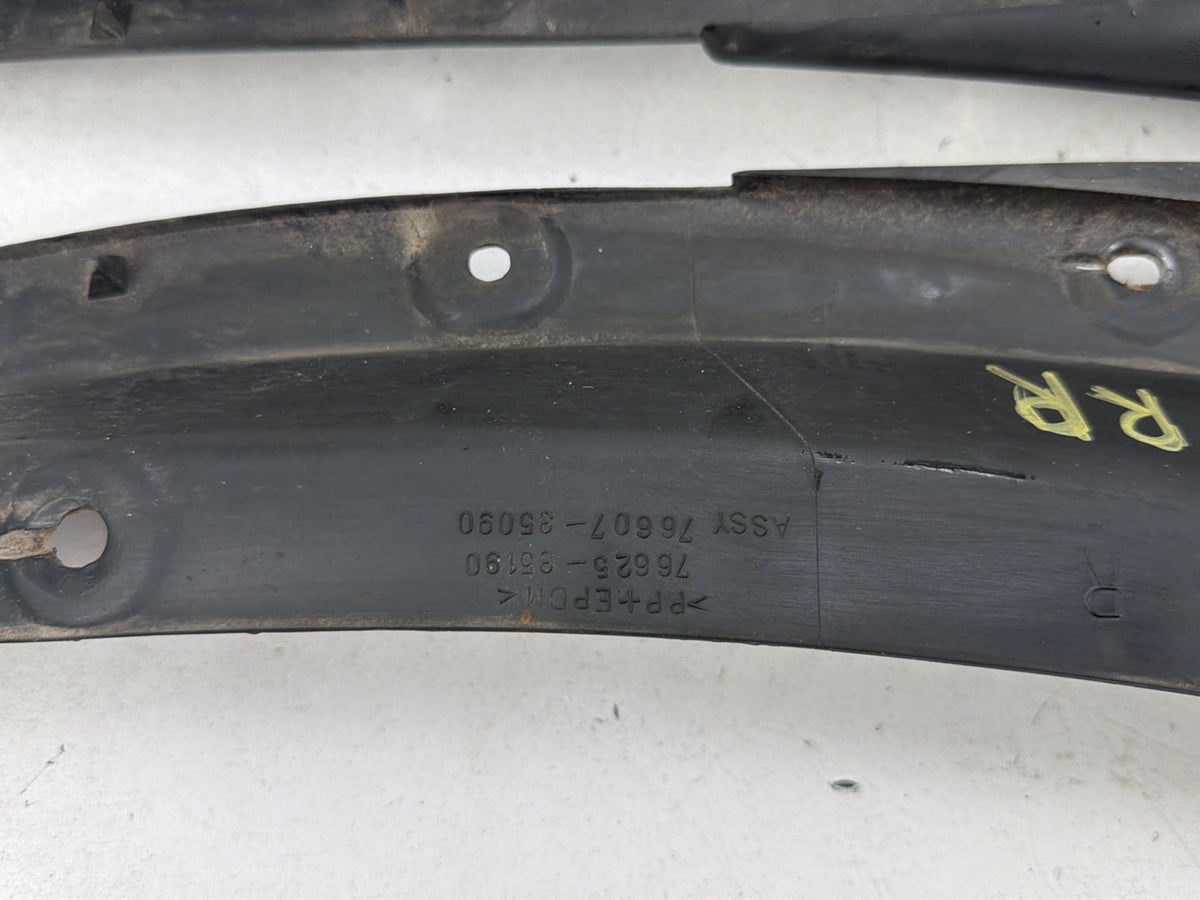 2003-2005 Toyota 4Runner Rear Left & Right Splash Guard Mud Flap Set of 2 OEM