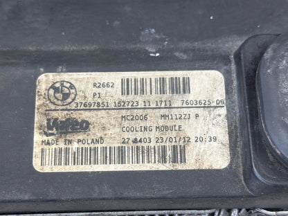 2011-2016 BMW 550i xDrive Front Engine Cooling Radiator 734024002A OEM