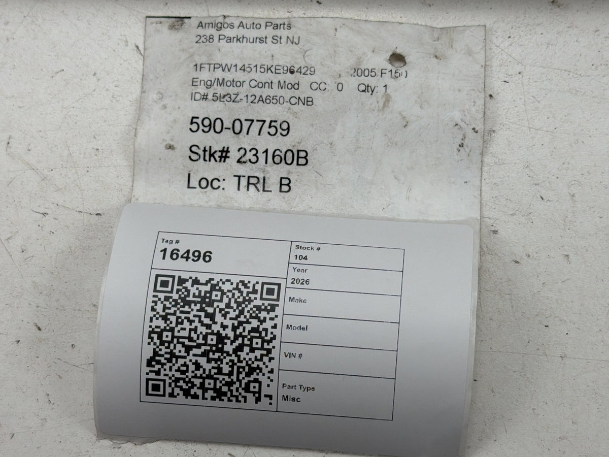 2005 Ford F-150 5.4L Engine Computer Control Module Unit ECU 5L3Z-12A650-CNB OEM