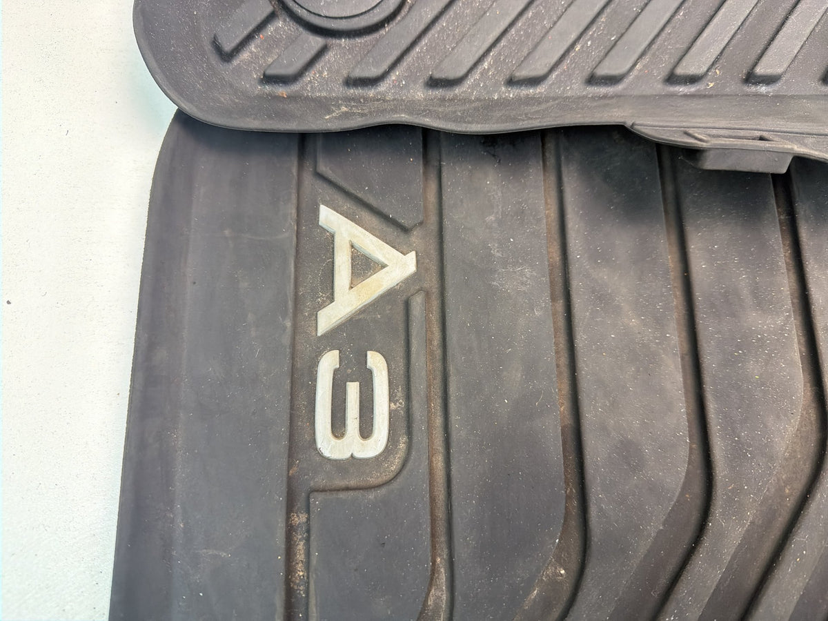 2015-2020 Audi A3 8V All Weather Floor Carpet Cover Liner Mat Set 8V5061502 OEM