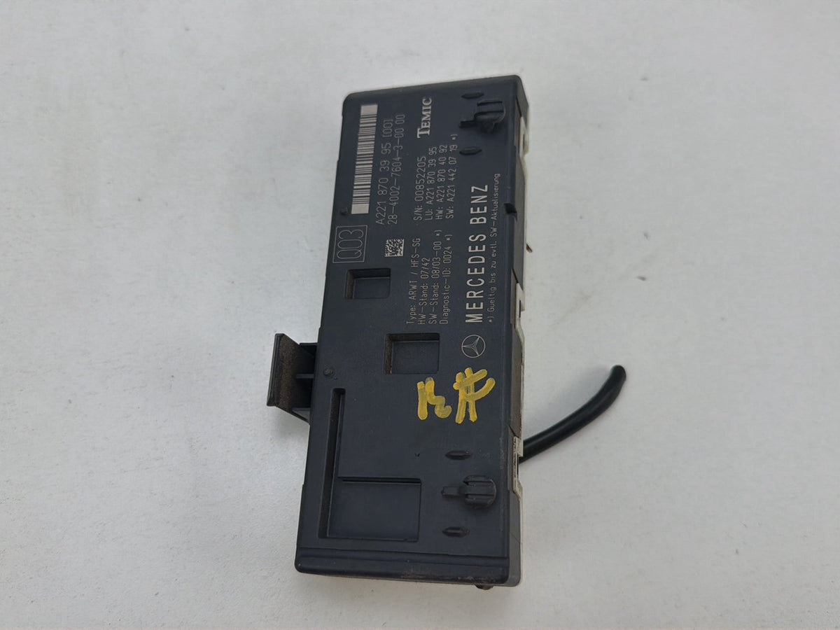 2007-2013 Mercedes-Benz S-Class W221 Trunk Release Remote Control Module OEM