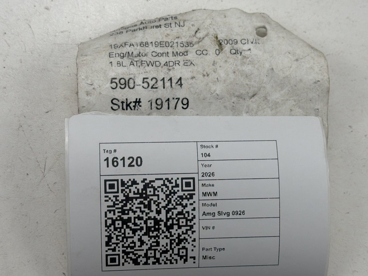 2009-2011 Honda Civic Engine Computer Control Module 37829-RNA-A72 OEM