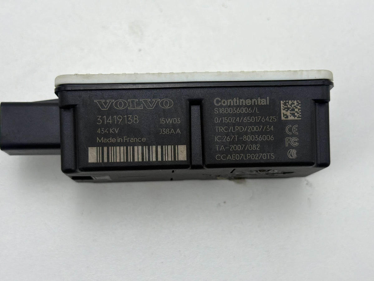 2011-2018 Volvo S60 Tire Pressure Monitoring System (TPMS) Module 31419138 OEM