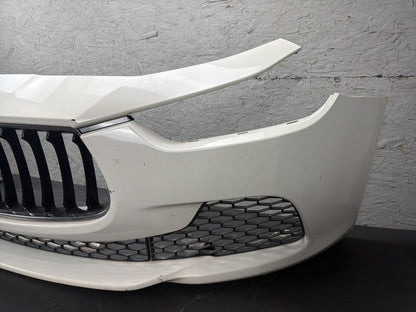 2014-2017 Maserati Ghibli Front Bumper Cover Face Assembly Grille Emblem OEM