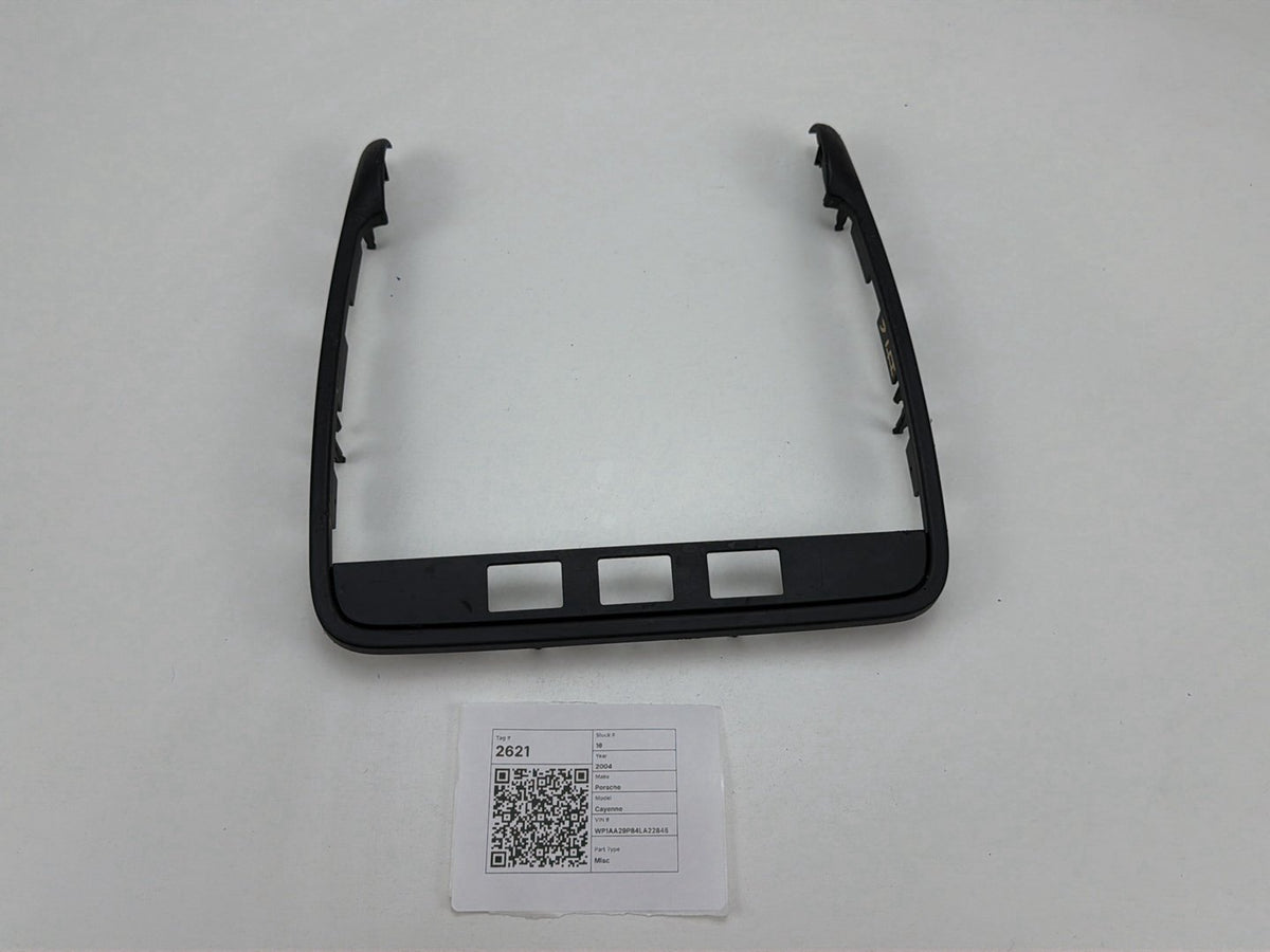 2003-2006 Porsche Cayenne Radio Trim Surround Bezel Cover Trim 7L5858079 OEM