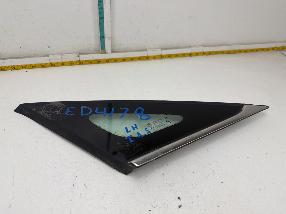2011-2015 Hyundai Sonata Rear Left Driver Side Door Vent Quarter Glass OEM