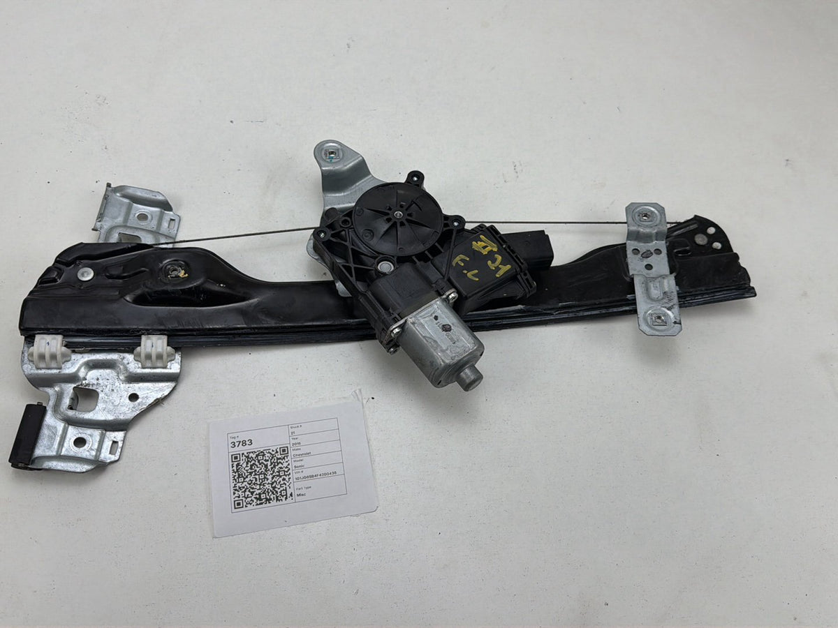 2012-2020 Chevrolet Sonic RS Front Left Driver Side Window Regulator OEM