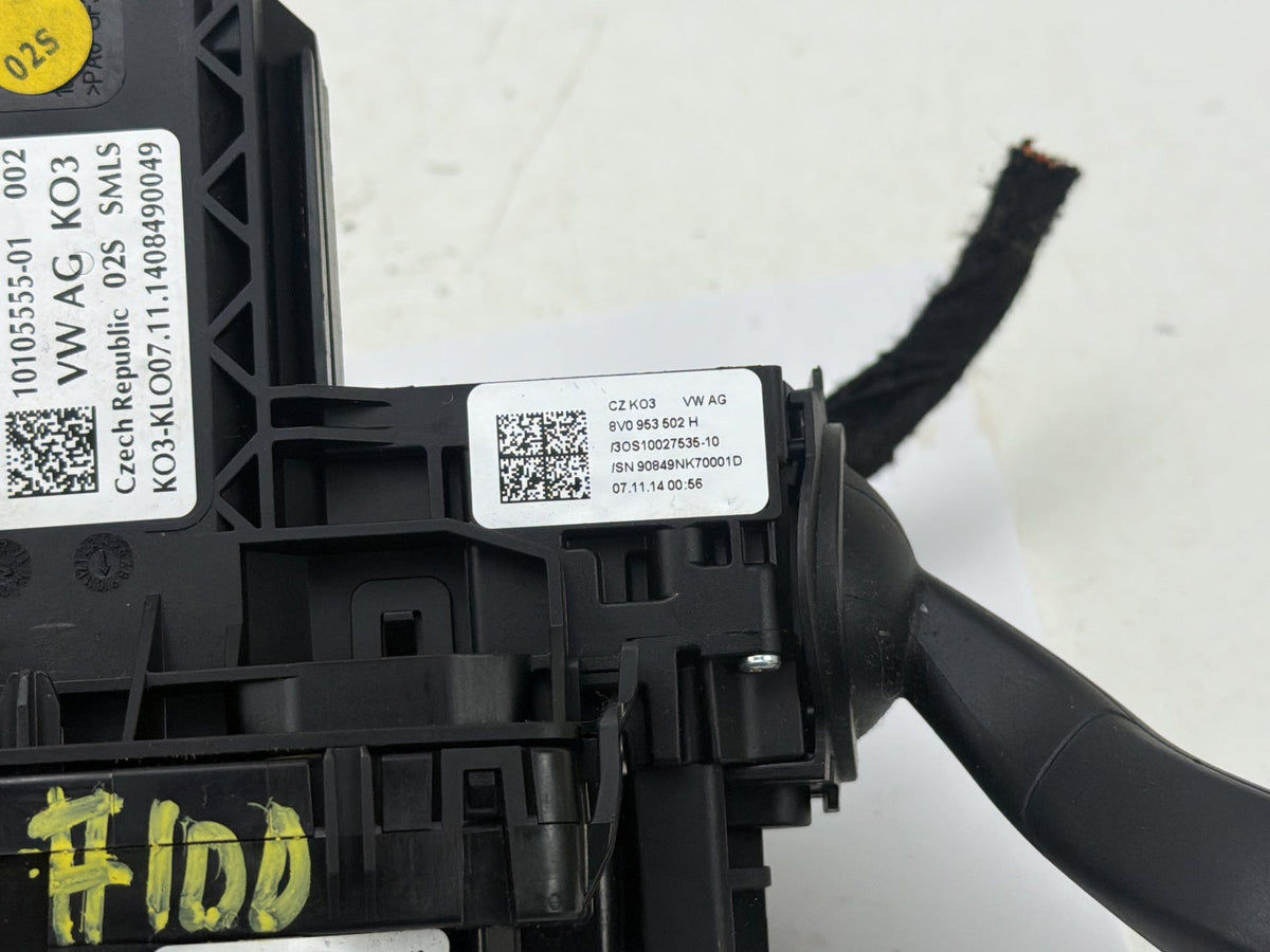 2015-2020 Audi A3 Steering Column Turn Signal Cruise Control Switch OEM
