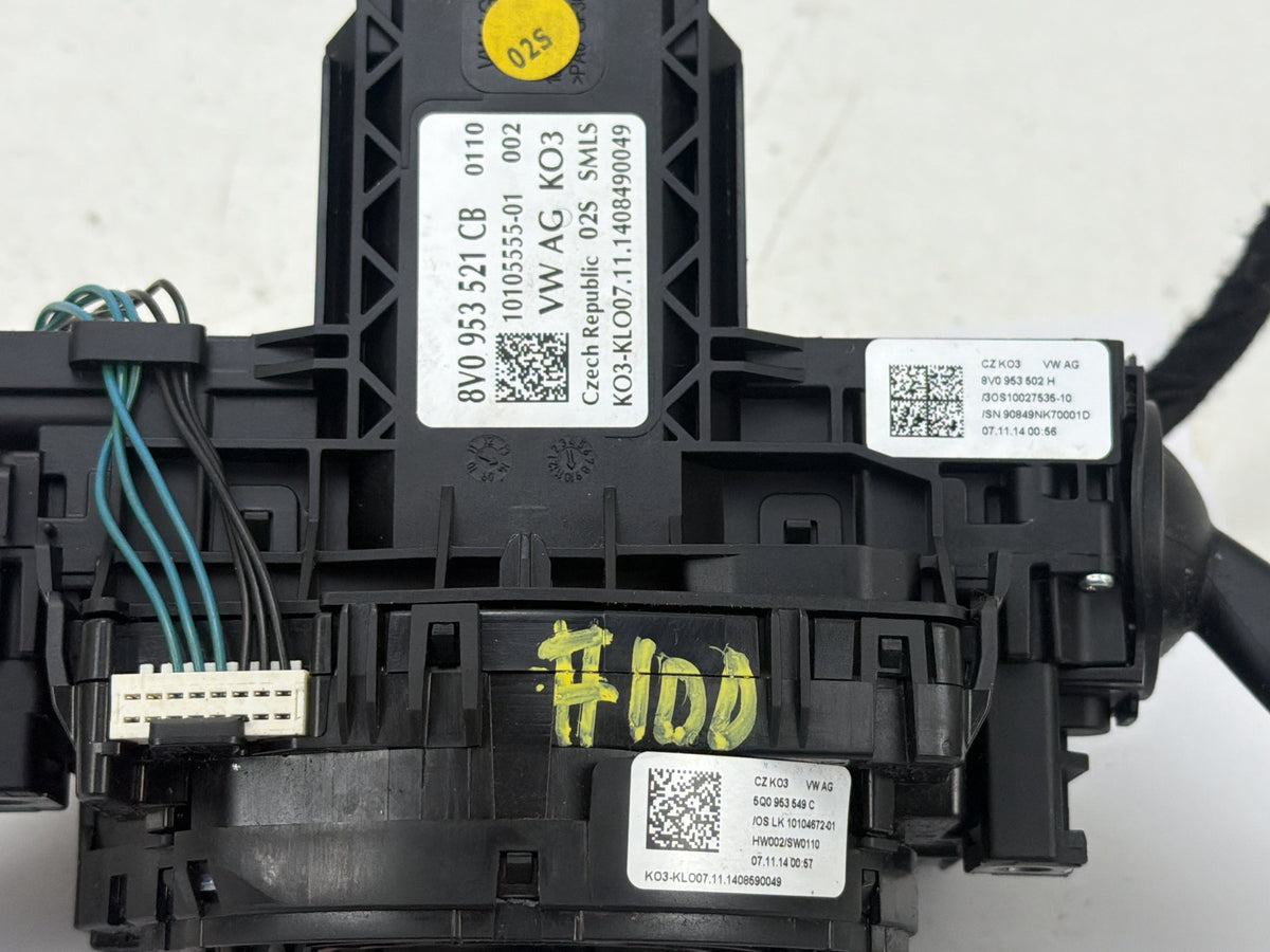 2015-2020 Audi A3 Steering Column Turn Signal Cruise Control Switch OEM