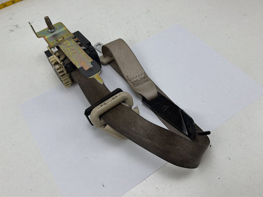 2003-2006 Lincoln Navigator Front Left Side Seat Belt Retractor w/ Guide Tan OEM