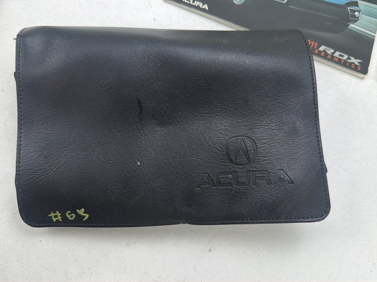 2011 Acura RDX Owners Manual Set Portfolio Case Books User Guide OEM