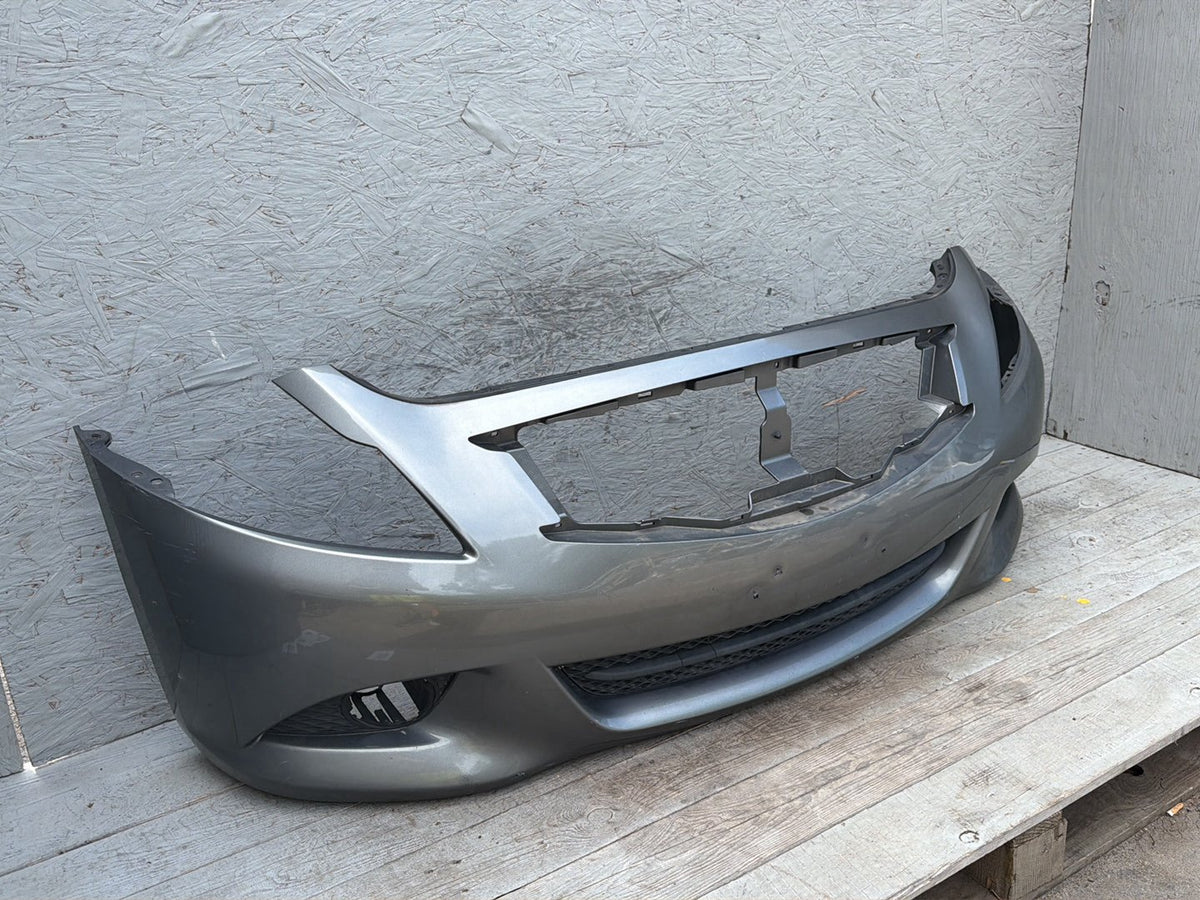2009-2013 Infiniti G37 Front Bumper Cover Panel w/ Lower Grille OEM