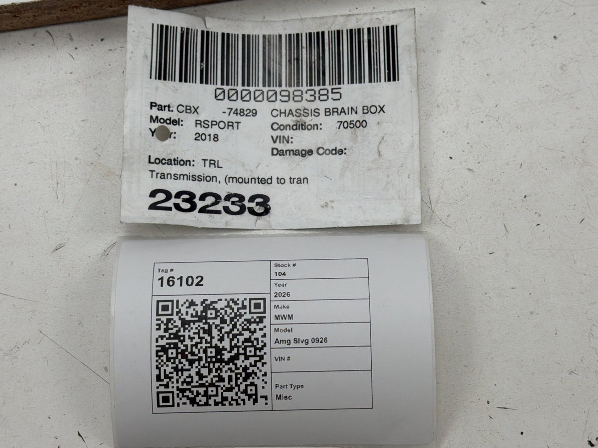 2017-2018 Nissan Rogue Sport Transmission Control Module TCM 310F6-BV81A OEM