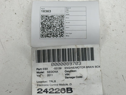 2011-2012 Kia Sedona Engine Control Module ECU ECM PCM Brain Box OEM