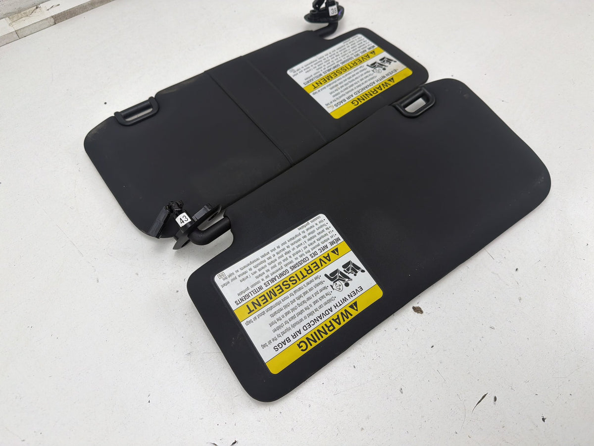 2013-2020 Subaru BRZ Front Right Passenger & Left Driver Side Sun Visor Set OEM