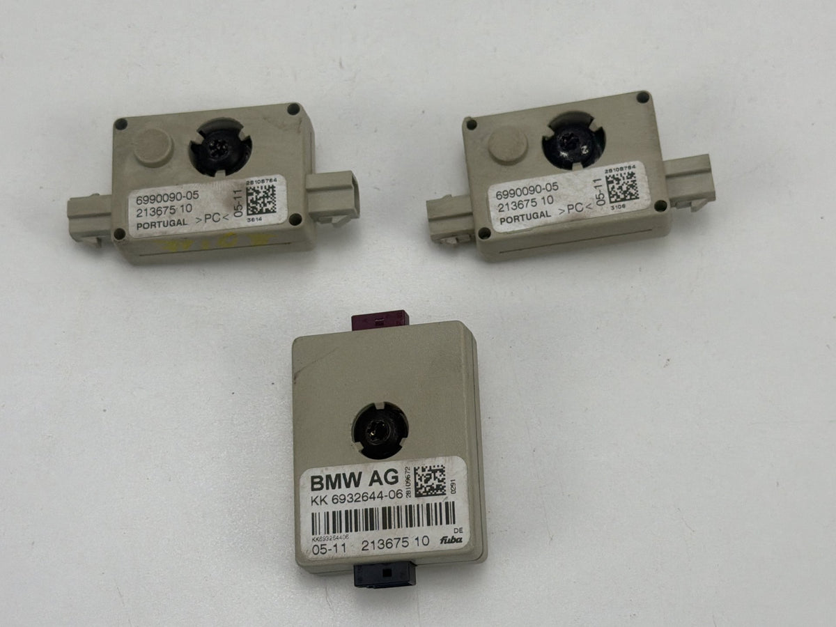2009-2013 BMW 335i xDrive Antenna Circuit Trap w/ Supression Filter Set of 3 OEM