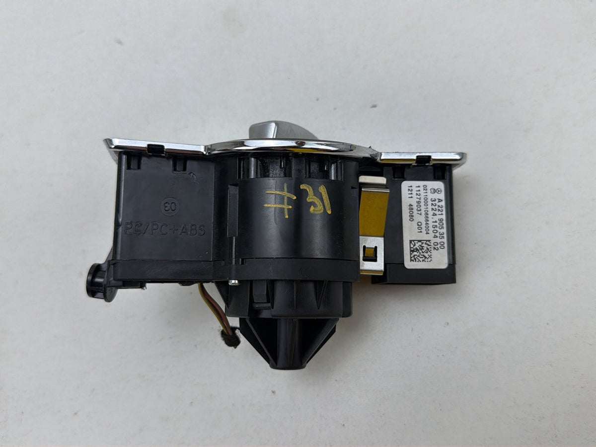 2007-2013 Mercedes-Benz S-Class W221- Headlight Control Switch A2219053500 OEM