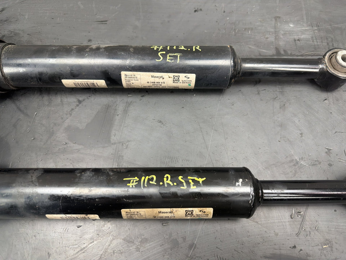 2014-2017 Maserati Quattroporte Rear Left Right Shock Absorber Struts Pair OEM