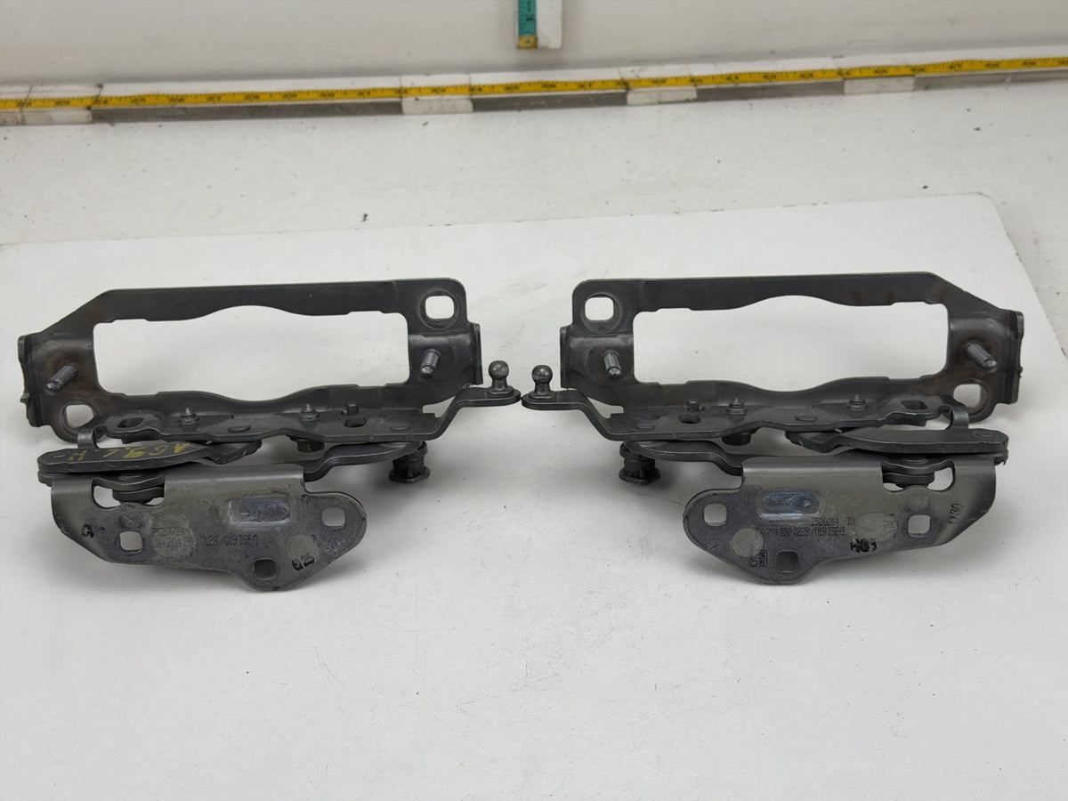 2012-2015 Mercedes-Benz C-Class C250 Left & Right Side Pair Hood Hinges OEM