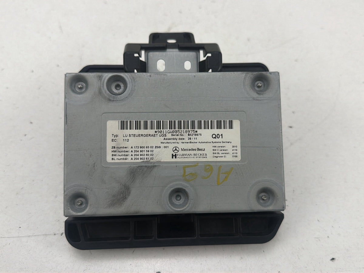 2012-2014 Mercedes-Benz C250 Coupe Multimedia Interface Module A1729009302 OEM