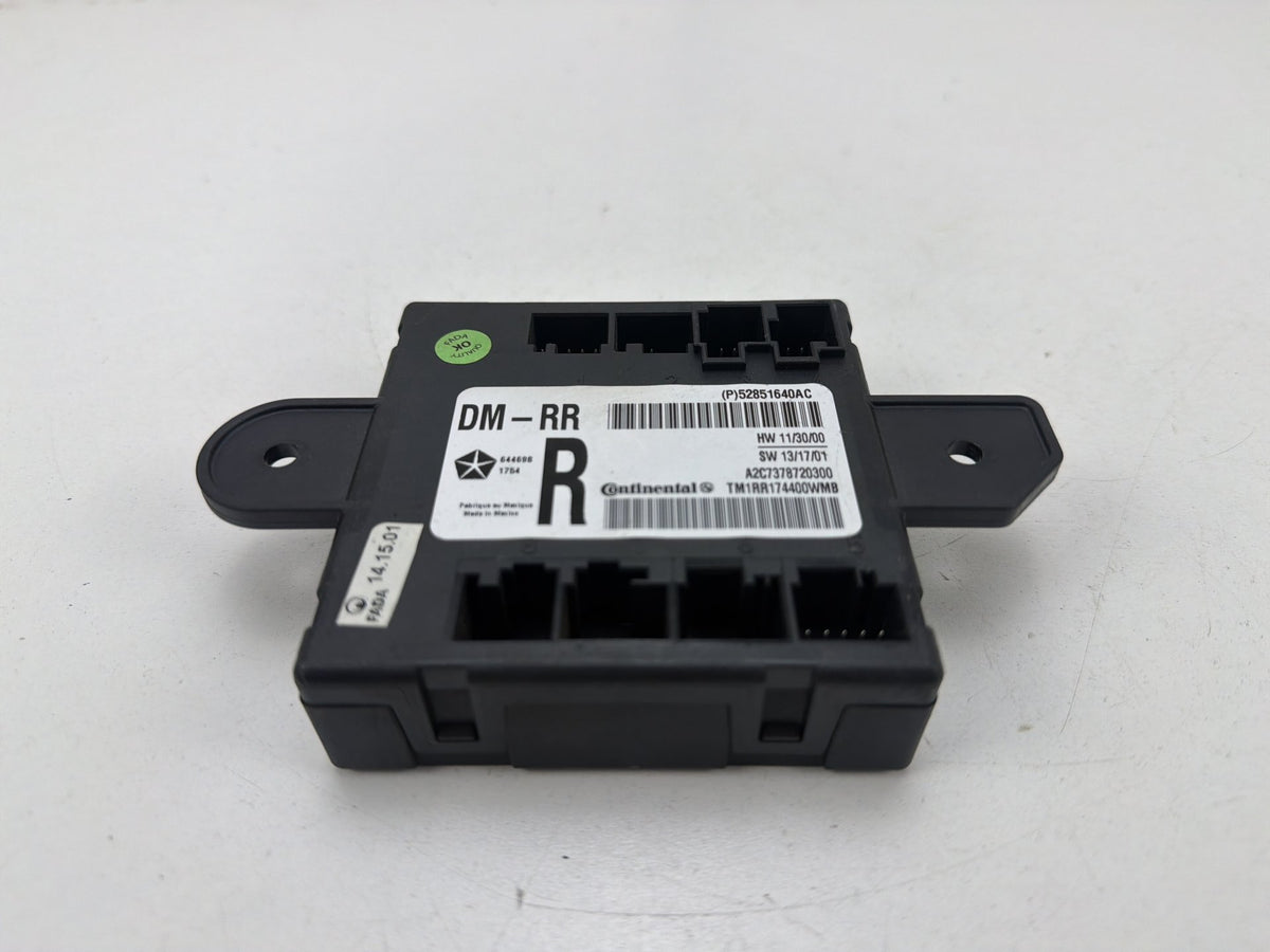 2014-2017 Maserati Ghibli M157 Rear Right Passenger Side Door Control Module OEM