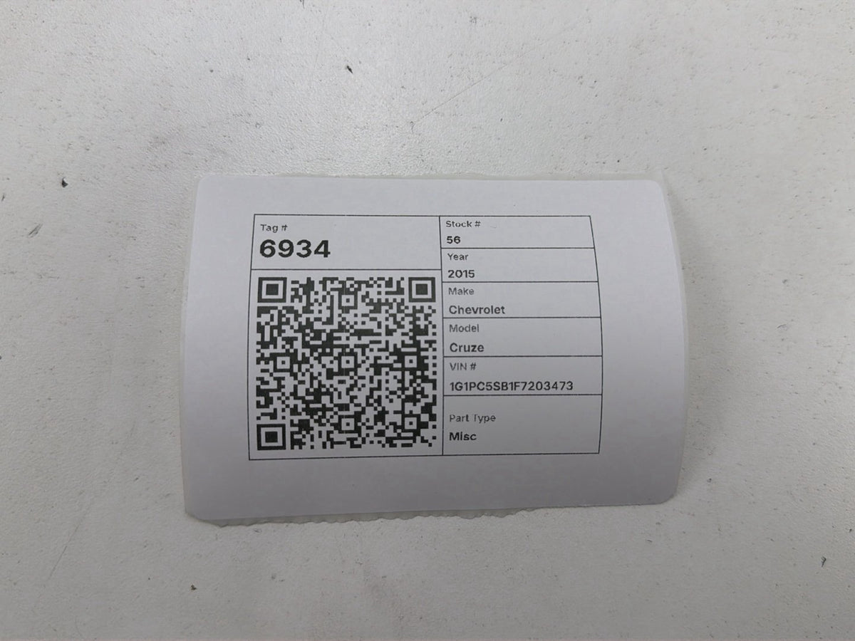 2011-2016 Chevrolet Cruze Vehicle Yaw Rate Sensor Module OEM